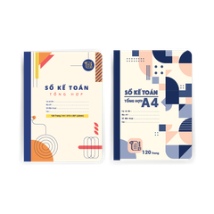 Vở kẻ ngang A4 KẾ TOÁN 120-320 Trang, 60gsm
