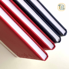 Sổ kẻ ngang Classic C8 bìa da gáy hoạ tiết chìm 70gsm, 200 trang