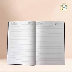 Sổ kẻ ngang Classic C8 bìa da gáy hoạ tiết chìm 70gsm, 200 trang