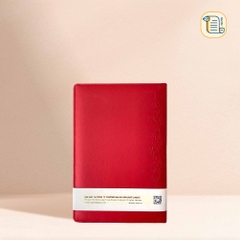 Sổ kẻ ngang Classic C8 bìa da gáy hoạ tiết chìm 70gsm, 200 trang