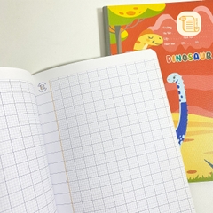 Vở 5 ô ly DINOSAUR 48-80 trang, 80gsm - 100gsm