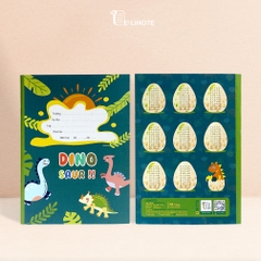 Vở 5 ô ly DINOSAUR 48-80 trang, 80gsm - 100gsm