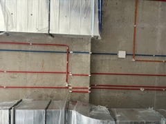 thi công ống PVC Conduit trong tòa nhà – ống chạy âm tường/âm sàn, kết nối hộp nối dây