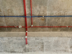 thi công ống PVC Conduit trong tòa nhà – ống chạy âm tường/âm sàn, kết nối hộp nối dây
