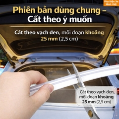 DẢI ĐÈN LED CỐP XE TỰ ĐỘNG 2M - 4M – SILICON CAO CẤP– ÁNH SÁNG 360° – LẮP ĐẶT DỄ DÀNG 12V