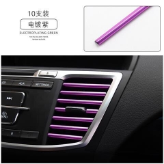 Nẹp Trang Trí Cửa Gió Điều Hòa Ô Tô 3D – 10 Thanh, Nhiều Màu, Cao Cấp