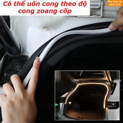 DẢI ĐÈN LED CỐP XE TỰ ĐỘNG 2M - 4M – SILICON CAO CẤP– ÁNH SÁNG 360° – LẮP ĐẶT DỄ DÀNG 12V