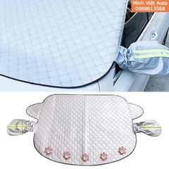 Tấm Bạt Che Nắng Kính Lái Ô Tô 5 Lớp Cao Cấp, Có Chụp Gương