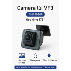 Camera Lùi Cho Xe VinFast VF3 – VF5 Cắm Jack Zin, Hình Ảnh Sắc Nét