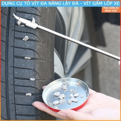 Tô Vít Đa Năng Kiểm Tra Lốp Xe Ô Tô – Lậy Đá, Phá Kính, Có Túi Đựng