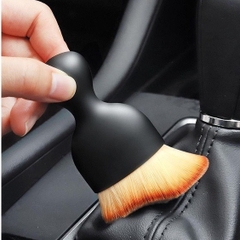 Chổi vệ sinh nội thất ô tô có nắp đậy – Lông mềm làm sạch các khe kẽ