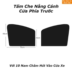 Tấm Bạt Che Nắng Kính Lái Ô Tô 5 Lớp Cao Cấp, Có Chụp Gương
