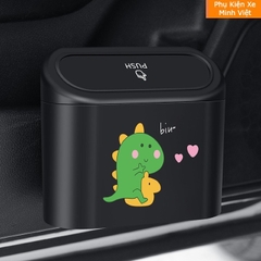 Thùng Rác Mini Để Ô Tô Đa Năng Gắn Cửa Xe, Sau Ghế , Nhựa ABS Cao Cấp