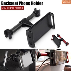 Kẹp Điện Thoại Ipad Mini Gắn Ghế Sau Ô Tô Chất Liệu Hợp Kim Nhựa ABS