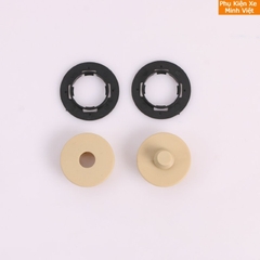 Combo 10 Bộ Khuy Cố Định Thảm Lót Sàn Ô Tô Chống Trơn Trượt Bền Bỉ,