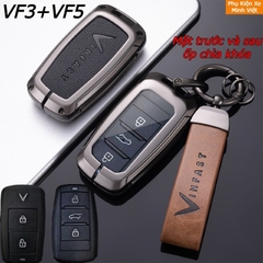 Ốp Chìa Khóa Xe VinFast VF3, VF5 - Dùng Chung Mẫu Mới