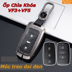 Ốp Chìa Khóa Xe VinFast VF3, VF5 - Dùng Chung Mẫu Mới