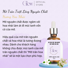 Combo 300gr Sáp Dừa Hồng Cao Cấp, Cho Da Nhạy Cảm, Siêu Bám Lông + Nồi Nấu Sáp ProWax200 Chống Dính Mini GLOW WAXING + Mỡ Trăn Hoa Nhài 10ml Tặng Que CHE TÊN - 1013
