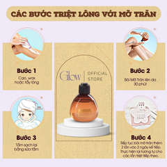 Tinh Chất Mỡ Trăn Nguyên Chất NSTORE GLOWWAXING Giúp Triệt Lông Và Mờ Rạn Da Hiệu Quả Dung Tích 75GR
