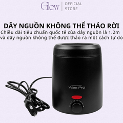 Combo 300gr Sáp Dừa Hồng Cao Cấp, Cho Da Nhạy Cảm, Siêu Bám Lông + Nồi Nấu Sáp ProWax200 Chống Dính Mini GLOW WAXING + Mỡ Trăn Hoa Nhài 10ml Tặng Que CHE TÊN - 1013