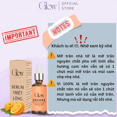 Mỡ Trăn Triệt Lông Nguyên Chất, Serum Triệt Lông, Mờ Rạn Da, Hỗ Trợ Triệt Lông Sau Wax GLOWWAXING Nguyên Chất 100%