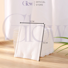 Bông Tẩy Trang 222 Miếng 3 Lớp Cotton Sợi Tự Nhiên GLOW WAXING Giá Rẻ Chất Lượng Tầm Trung