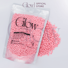 Combo 300gr Sáp Dừa Hồng Cao Cấp, Cho Da Nhạy Cảm, Siêu Bám Lông + Nồi Nấu Sáp ProWax200 Chống Dính Mini GLOW WAXING + Mỡ Trăn Hoa Nhài 10ml Tặng Que CHE TÊN - 1013