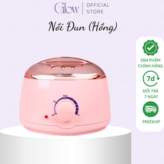 Combo 100gr Sáp Wax Lông Dừa Xanh Premium Siêu Bám Lông, Dành Cho Mọi Loại Da + Nồi Nấu Sáp Wax Lông ProWax100 GLOW WAXING Tặng Que CHE TÊN - 8582