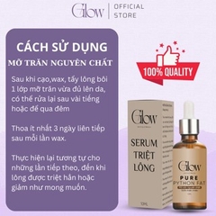 Combo 100Gr Sáp Wax Lông Mix Lavender + Sữa Dừa Chuyên Wax Bikini, Nách GLOW WAXING + Mỡ Trăn Nguyên Chất 100% CHE TÊN