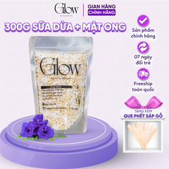 Sáp Wax Lông Nóng Sữa Dừa Mix Mật Ong GLOWWAXING Dùng Cho Mọi Loại Da, Bám Lông Tốt Thơm Nhẹ CHE TÊN SẢN PHẨM