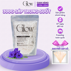 Sáp Wax Lông Premier Trong Suốt GLOWWAXING Cao Cấp Bám Lông Tốt Chuyên Wax Bikini, Nách Tặng Que Phết Sáp