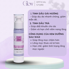 Kem Dưỡng Da Sau Khi Wax Lông Giúp Giảm Ửng Đỏ, Viêm Nang Lông GLOWWAXING Lành Tính An Toàn Cho Mọi Loại Da