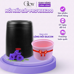 Combo 100gr Sáp Ngọc Trai Premium + Nồi Nấu Sáp Wax Lông Chống Dính Mini 200 GLOW WAXING