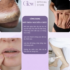 Mỡ Trăn Triệt Lông Nguyên Chất 100% GLOWWAXING Triệt Lông, Mờ Rạn Da, Dịu Vết Bỏng, Mềm Da, Se Khít Lỗ Chân Lông CHE TÊN SẢN PHẨM - 1099