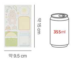 STICKER ghi chú set 4 tấm