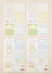 STICKER ghi chú set 4 tấm