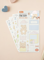 STICKER ghi chú set 4 tấm