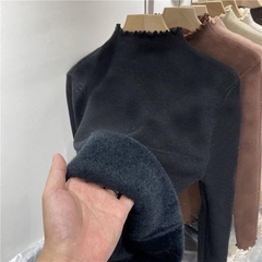 Áo len lót lông cổ viền bèo QCCCH112
