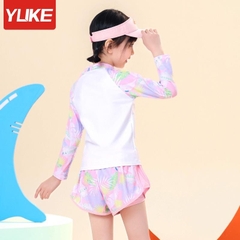 Đồ Bơi YLike dài tay chống nắng bé gái QCCCH78