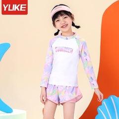 Đồ Bơi YLike dài tay chống nắng bé gái QCCCH78