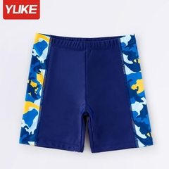 Bộ Bơi bé trai YLike size đại tay rằn ri vàngH91