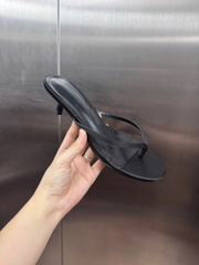 Guốc Z Xỏ Ngón Dây Mảnh mũi vát chéo[9142][ cao 4cm Fullbox/H700/T2.6A