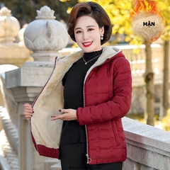 Áo phao Fc lót lông tặng bà/mẹH298