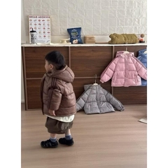 Áo phao bé trai/bé gái dáng ngắn nkẻ sọc tay hàng QCH130