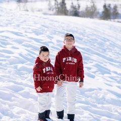 ￼Áo Hoodie lót lông size đại bé trai QCCCH108
