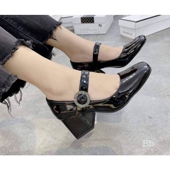 Giày gót vuông ZR xuất dư (hàng sẵn)H355