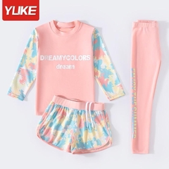 Bộ Bơi Ylike hồng đại dài chân dài tay QCCCH79
