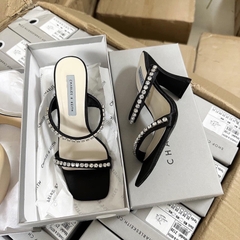 Guốc C.N.K hai quai đá [Hàng sẵn-full box]H381