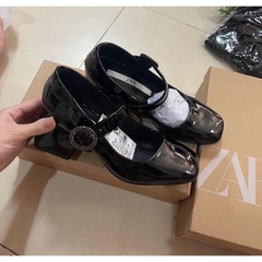 Giày gót vuông ZR xuất dư (hàng sẵn)H355