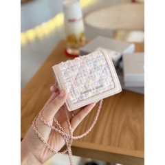 Ví CK mini trần trám kèm dây đeo [full box][HÀNG SẴN]H366
